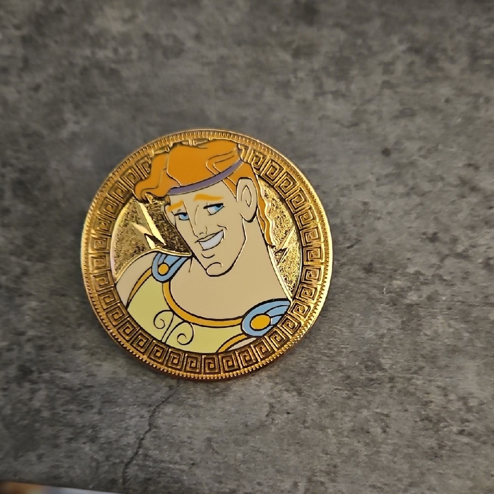Disney Gold and Blue Hercules Collectible Pin